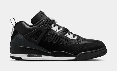 Spizike Low Mens Basketball Shoes (Black/White.White/Anthracite)