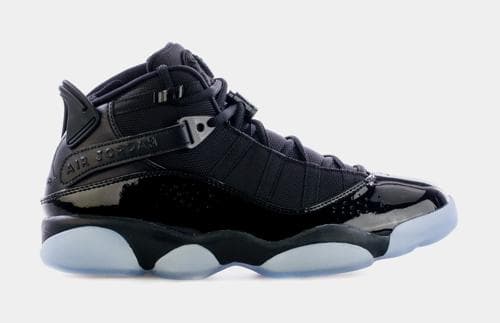 6 Rings Mens Basketball Shoes (Black/White)