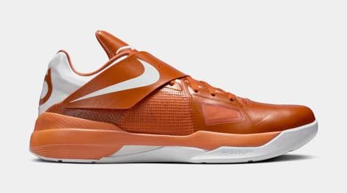Zoom KD 4 Desert Orange Mens Basketball Shoes (Desert Orange/White)